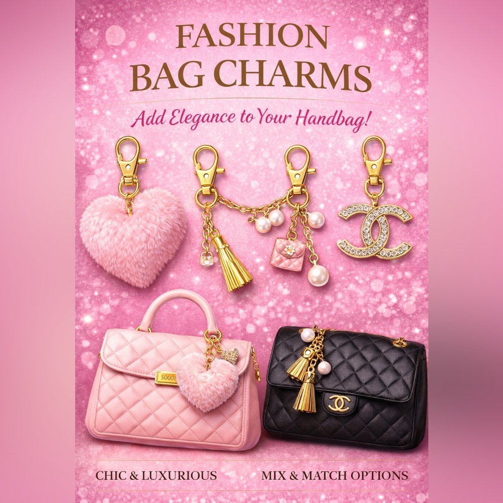 Fashion Bag Charms - Assorted